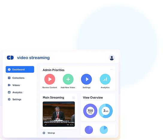 Streaming platform dashboard